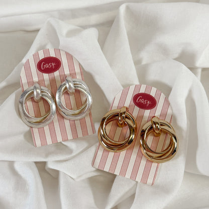 Double Ring Earrings
