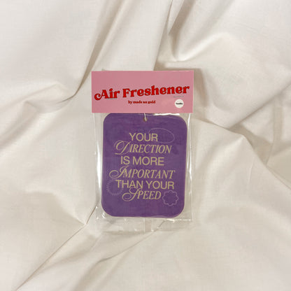 Important Direction Car Air Freshener