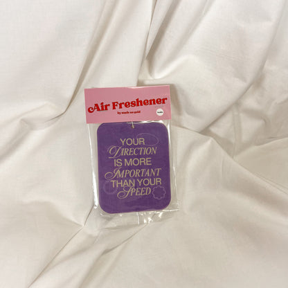 Important Direction Car Air Freshener