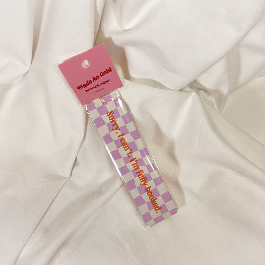Sorry I'm Booked Bookmark
