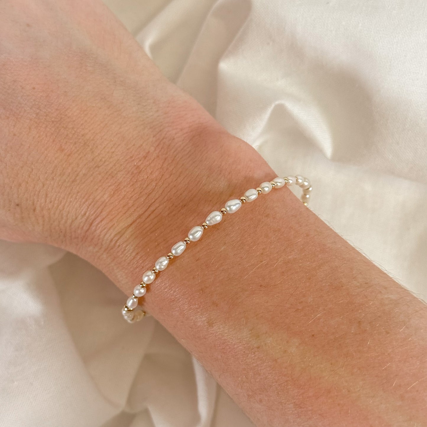 Kennedy Gold Filled Bead Bracelet