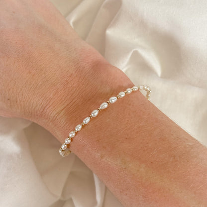 Kennedy Gold Filled Bead Bracelet
