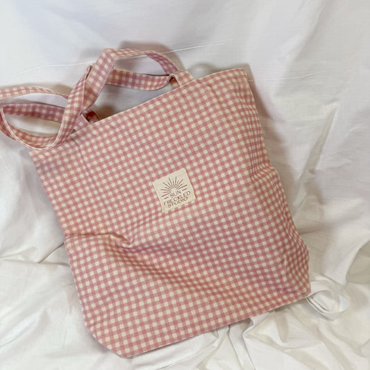 Gingham Tote Bag