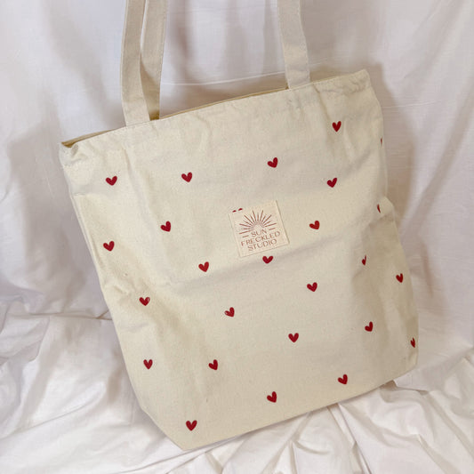 Tiny Heart Tote Bag