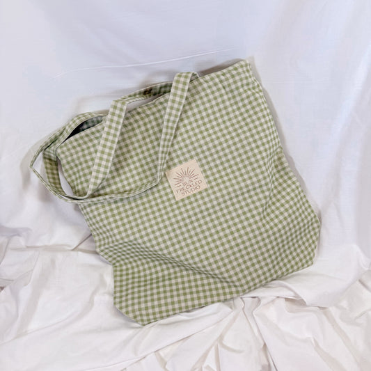 Gingham Tote Bag