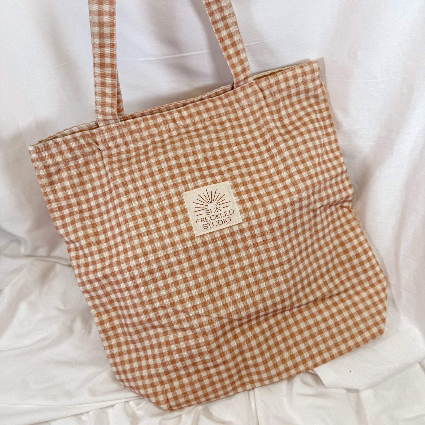 Gingham Tote Bag