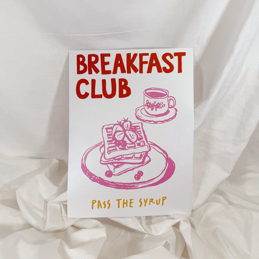 Breakfast Club Wall Art Print