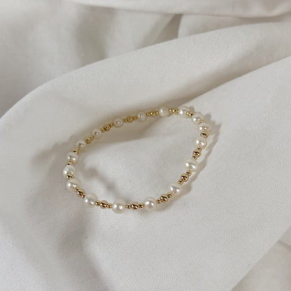 Ashlyn Gold Filled Bead Bracelet