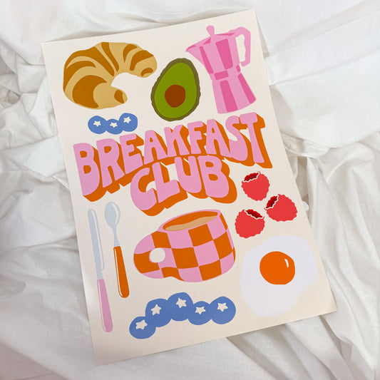 Breakfast Club Wall Art Print