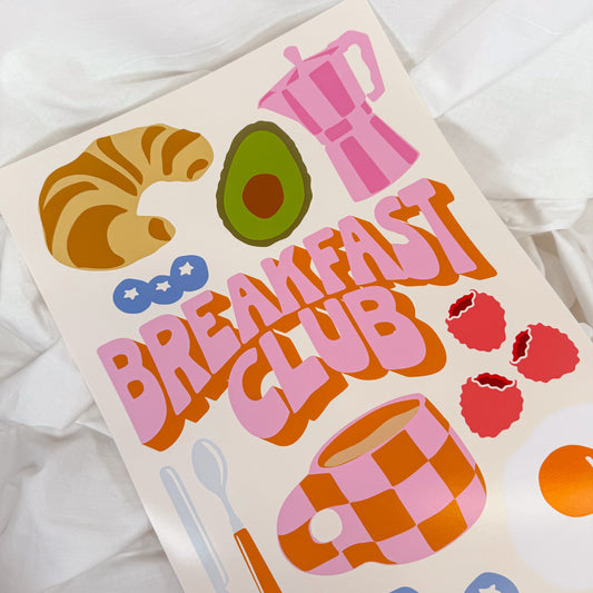 Breakfast Club Wall Art Print