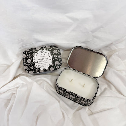 Floral Tin Candle