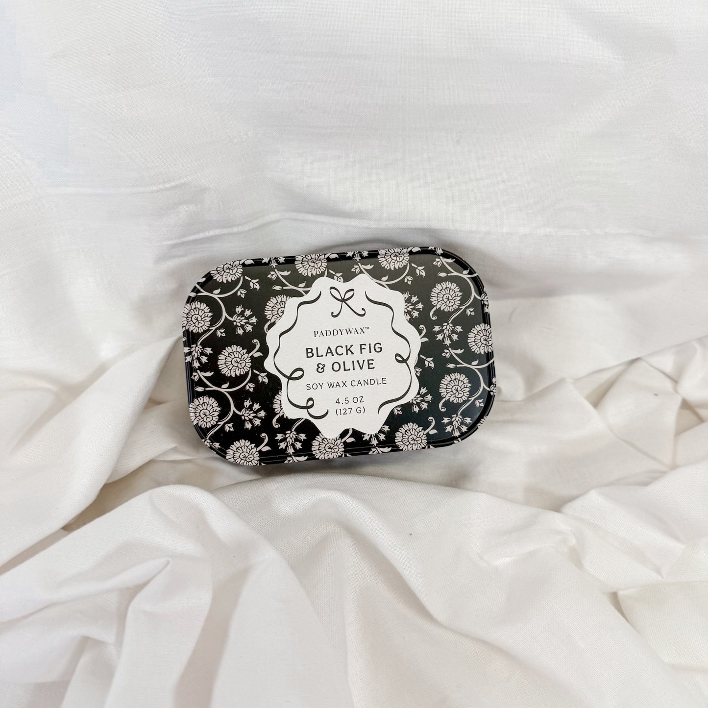Floral Tin Candle