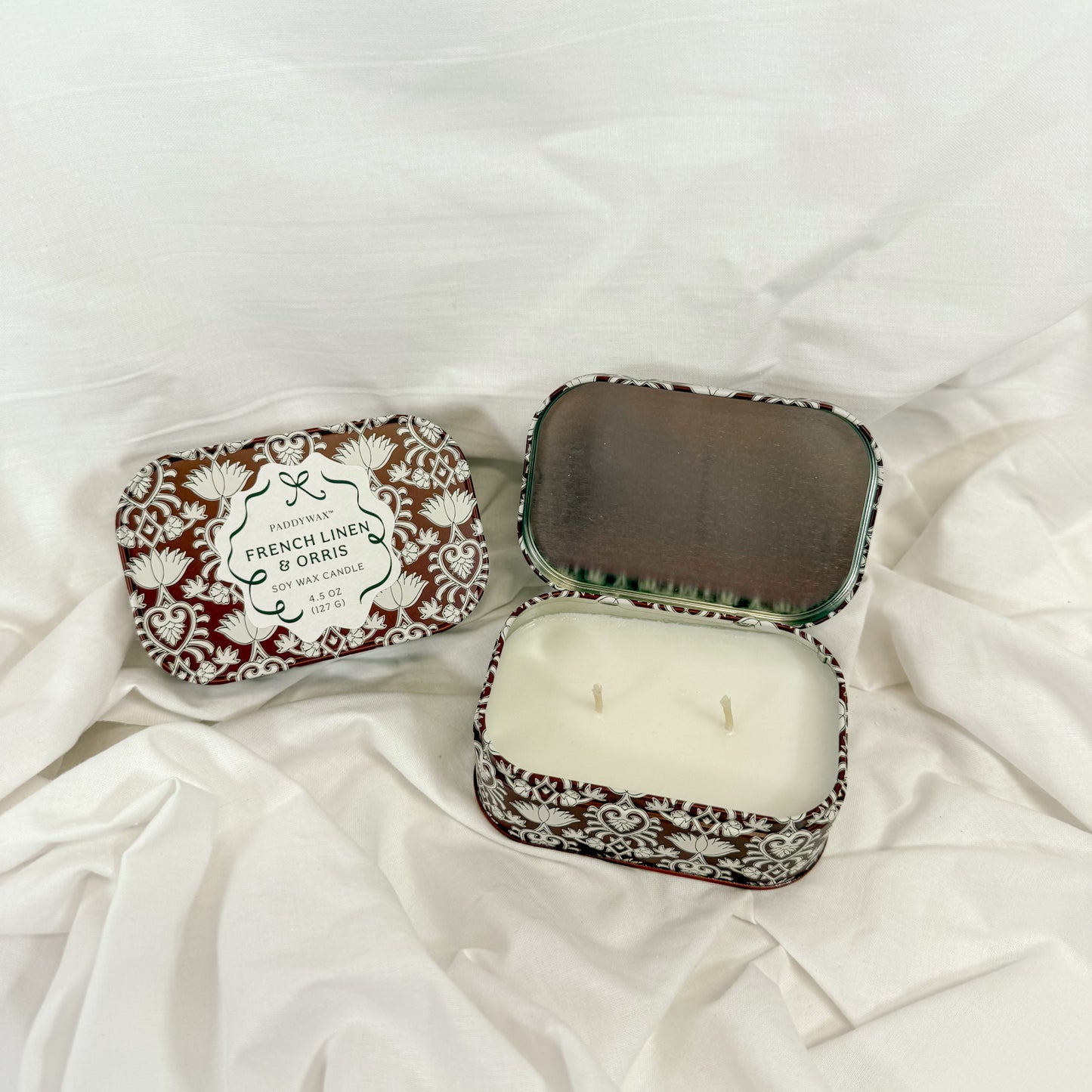 Floral Tin Candle