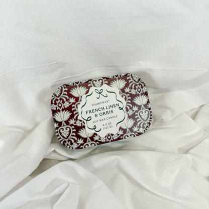 Floral Tin Candle