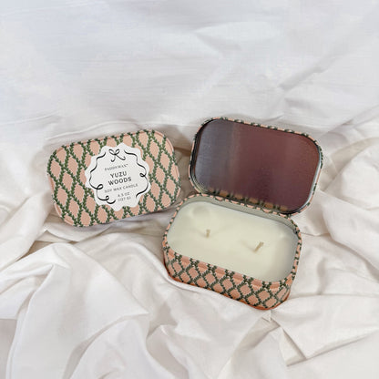 Floral Tin Candle