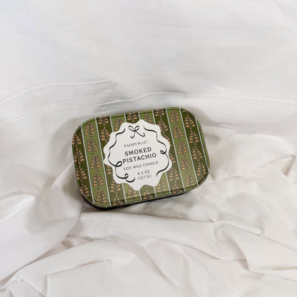 Floral Tin Candle