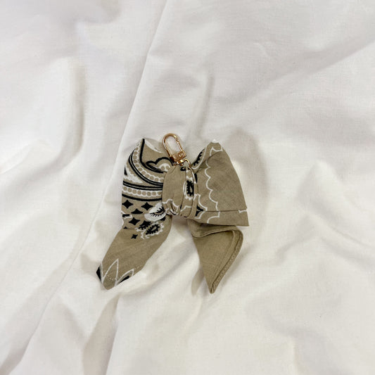 Bandana Bow Bag Charm Keychain