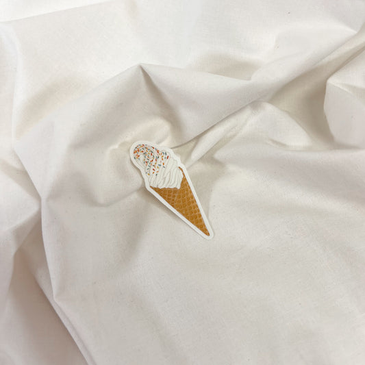 Soft Serve Ice Cream Vinyl Sticker