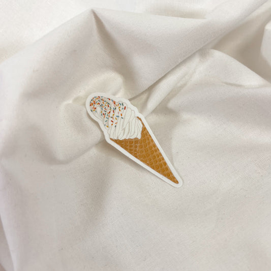 Soft Serve Ice Cream Vinyl Sticker