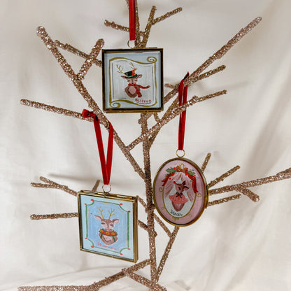 Reindeer Photo Frame Ornament