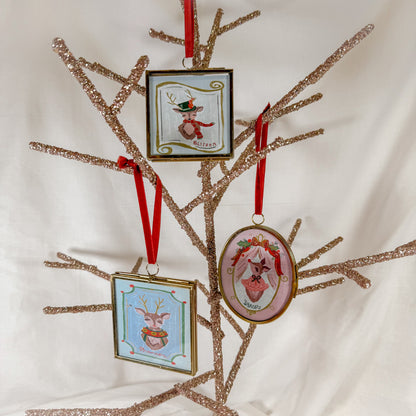 Reindeer Photo Frame Ornament