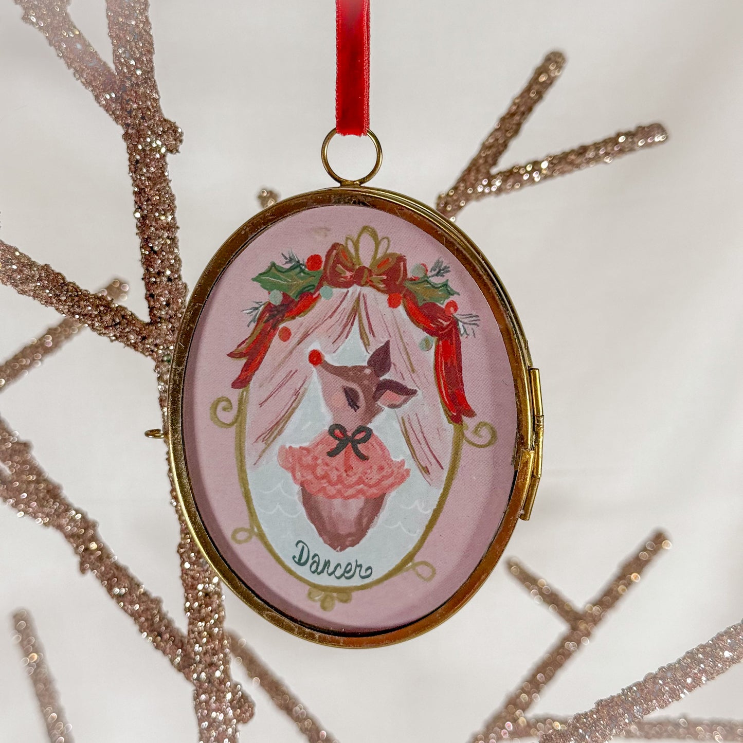 Reindeer Photo Frame Ornament