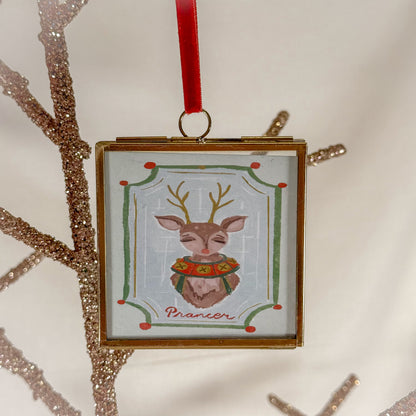 Reindeer Photo Frame Ornament