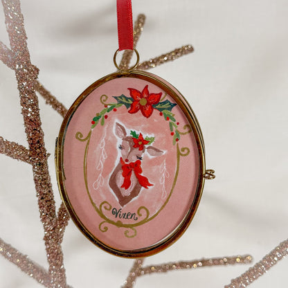 Reindeer Photo Frame Ornament