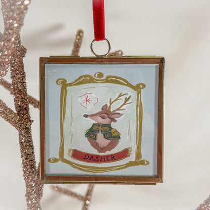 Reindeer Photo Frame Ornament