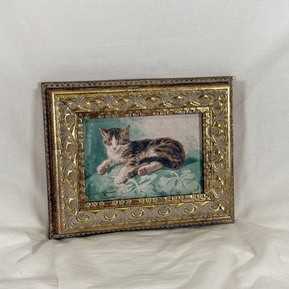 Sleeping Cat Framed Wall Art