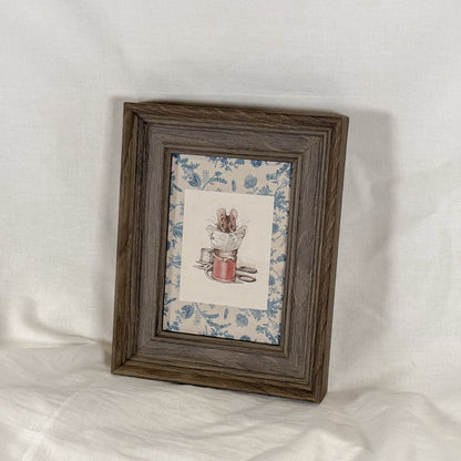 Seamstress Mouse Framed Wall Art