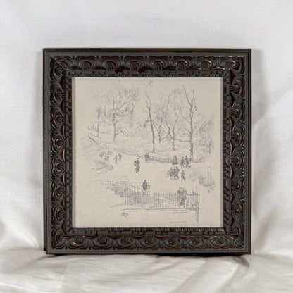 Winter Landscape Framed Wall Art