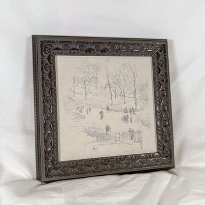 Winter Landscape Framed Wall Art