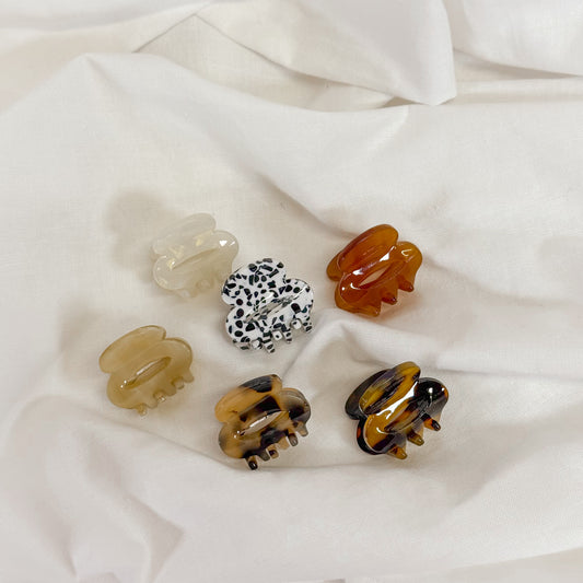 Mini Thumbprint Claw Hair Clip