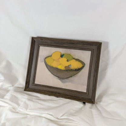 Lemon Bowl Framed Wall Art