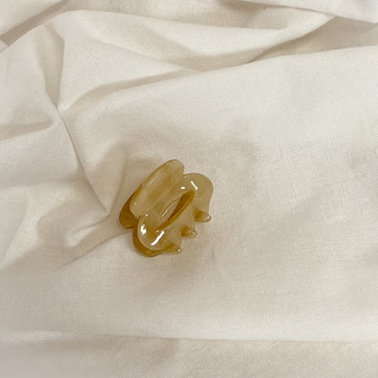 Mini Thumbprint Claw Hair Clip