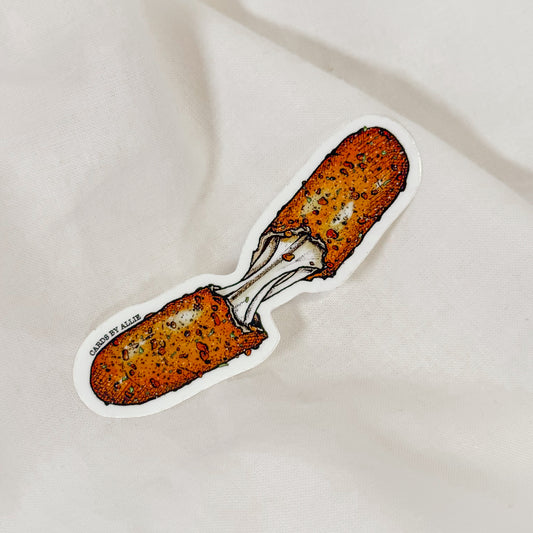 Mozzarella Stick Vinyl Sticker