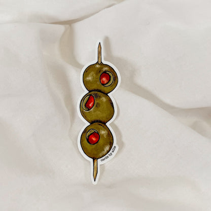 Martini Olives Vinyl Sticker