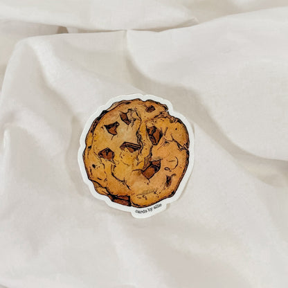 Chocolate Chip Cookie Vinyl Sticker