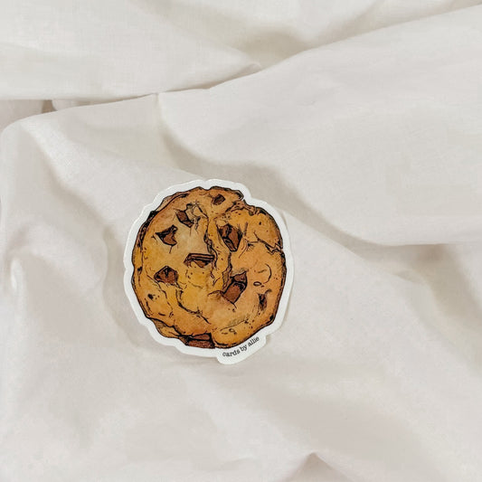 Chocolate Chip Cookie Vinyl Sticker