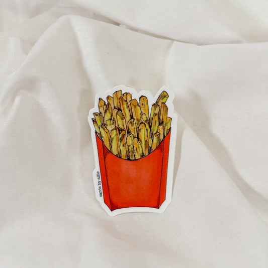 Fast Food French Fries Vinyl Sticker
