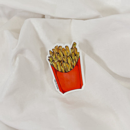 Fast Food French Fries Vinyl Sticker