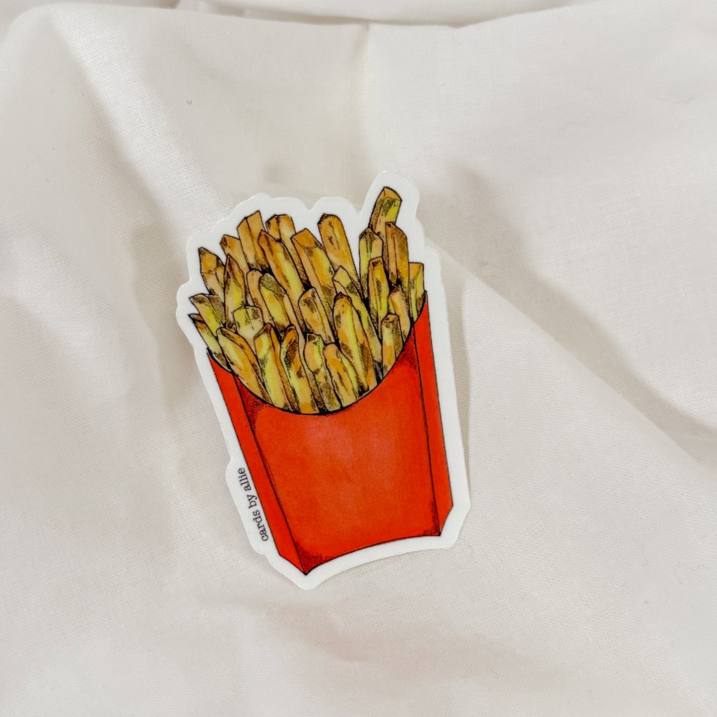 Fast Food French Fries Vinyl Sticker