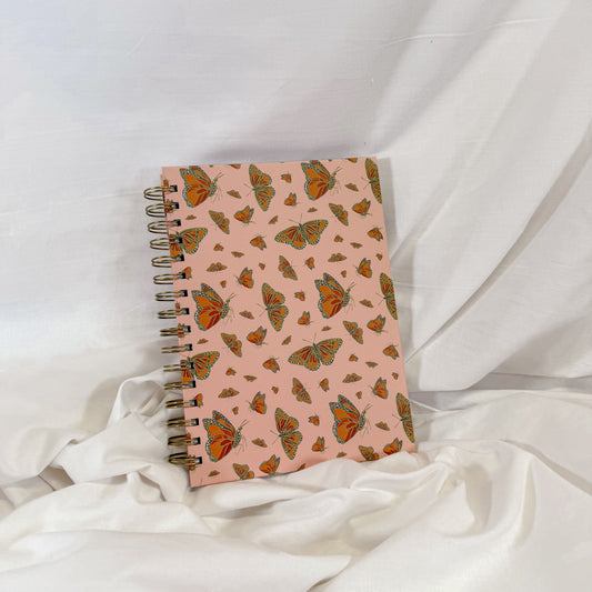 Monarch Butterflies Spiral Notebook