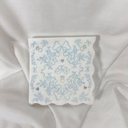 Something Blue Cocktail Napkins