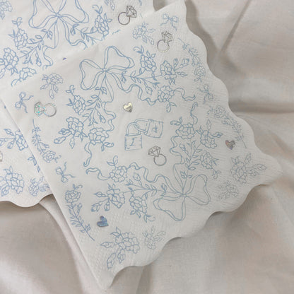 Something Blue Cocktail Napkins