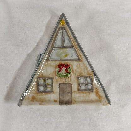 Holiday House Ceramic Mini Tray