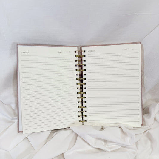 Embossed Tulip Spiral Notebook