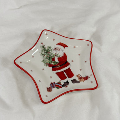 Vintage Christmas Dish