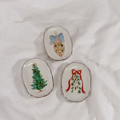Christmas Bows Mini Dish